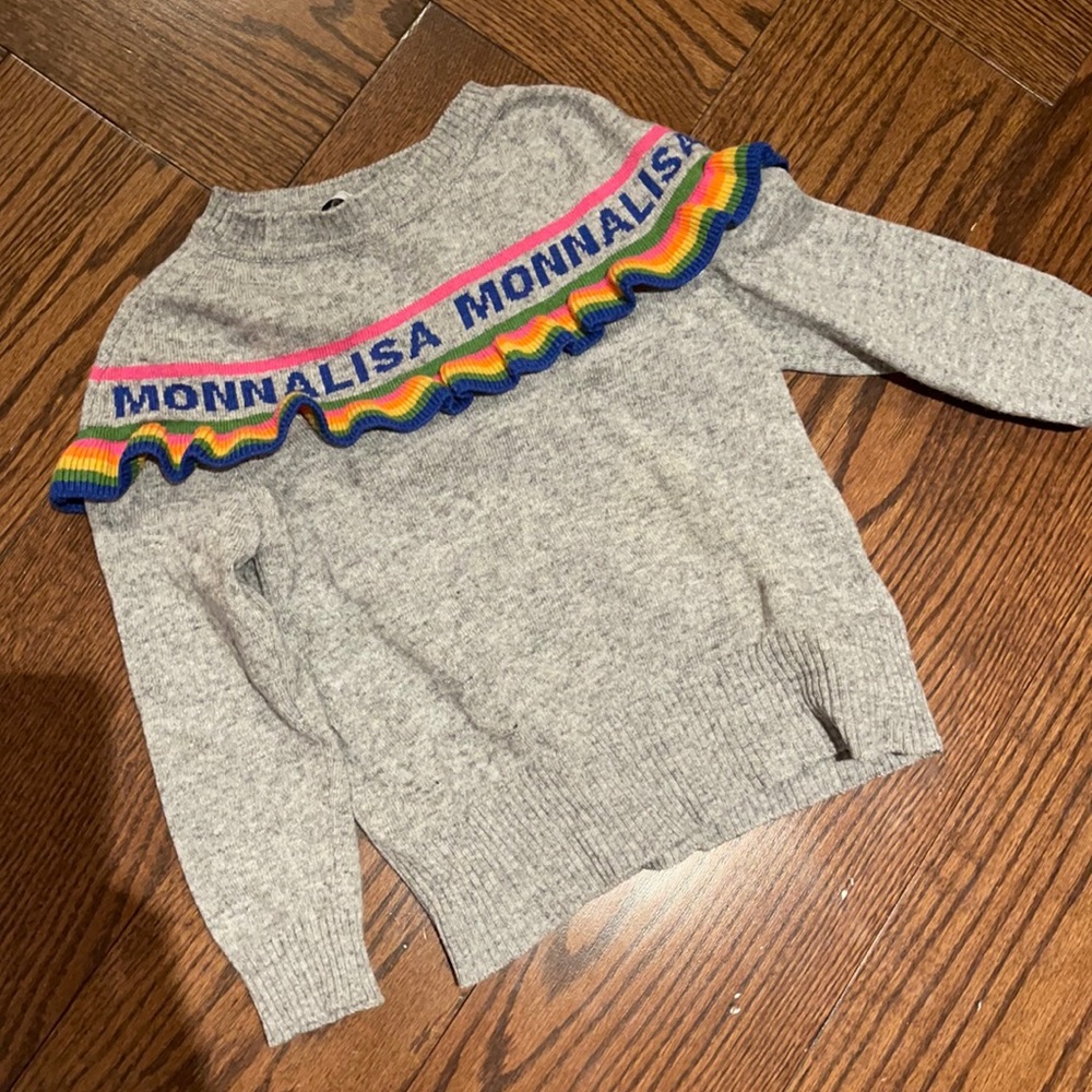 Monnalisa Girls sweater 5 winter warm wool